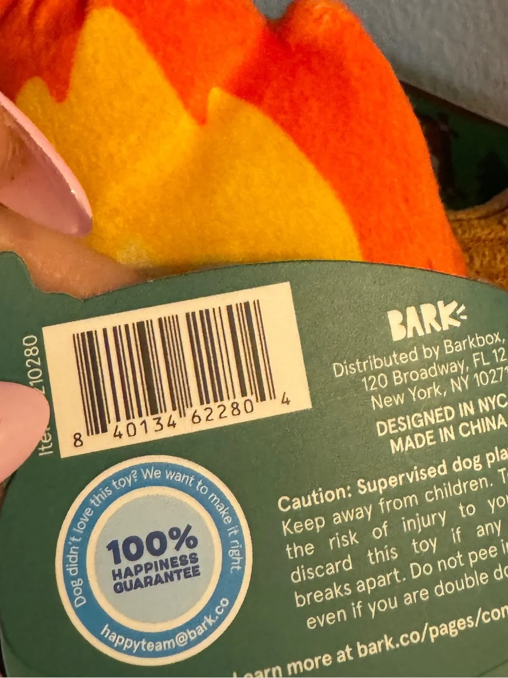 Bark ‘A'Hound The Campfire’ Plush Dog Toy